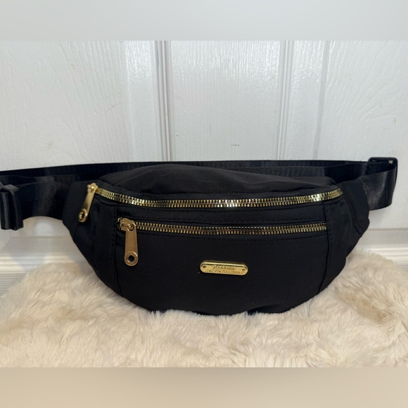 JINGPIN CREATIONS FANNY, WAIST PACK WOMEN BLACK - Picture 1 of 13